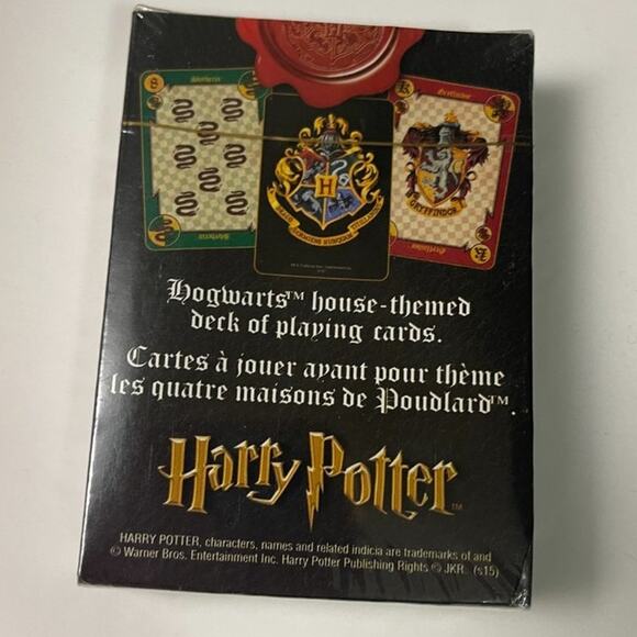 Harry Potter Hogwarts House Themed Illustrated Playing Cards NEW - Picture 6 of 6